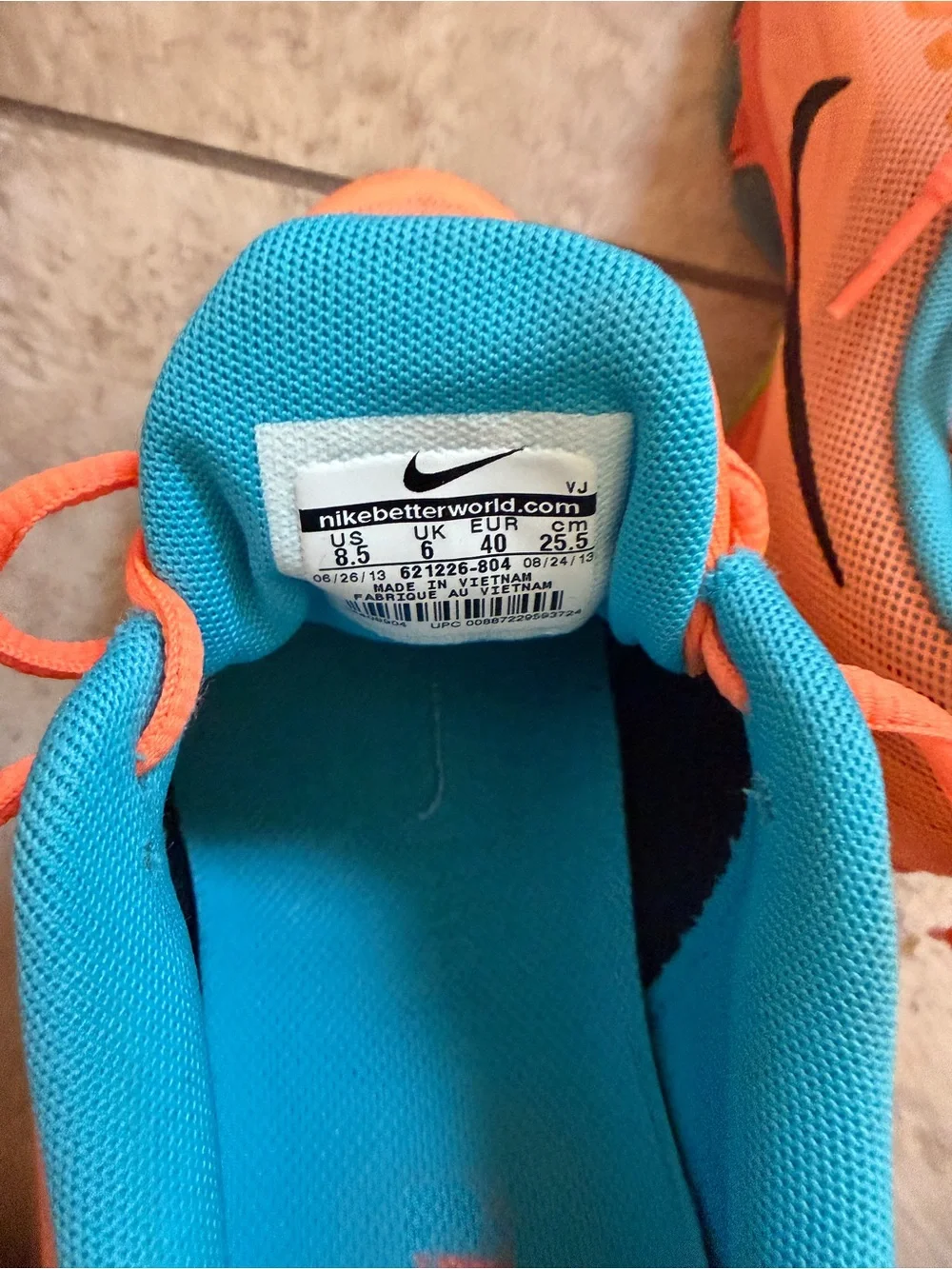 Nike Women’s Orange Running Sneakers, SIZE 8.5
